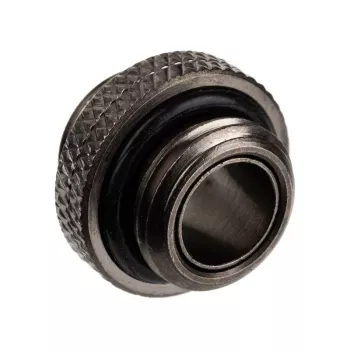 Adattatore Alphacool G1/4 maschio a G1/4 maschio, raccordo angolare metallico, nero