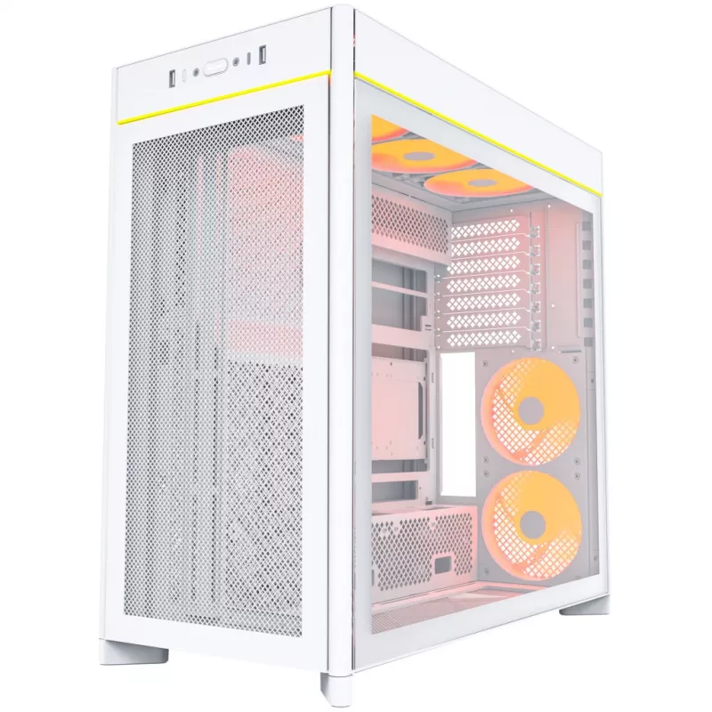 Case PC Montech HS01 PRO Midi Tower bianco