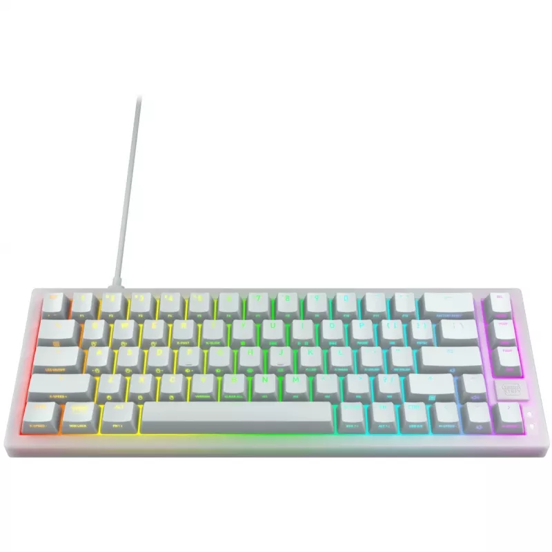 Tastiera compatta CHERRY K5V2 gaming USB QWERTY inglese bianco 67 tasti RGB LED