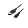 BELKIN CAVO USB PVC USB-A - LIGHTNING, 1M, NERO