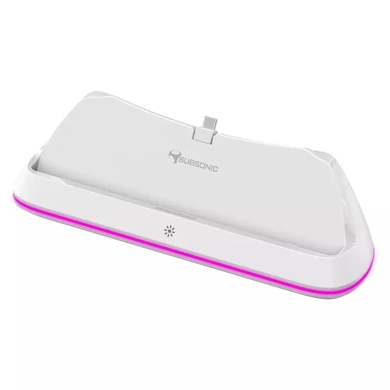 Sistema di ricarica Subsonic SA5708 per Playstation Portal con cavo nero bianco