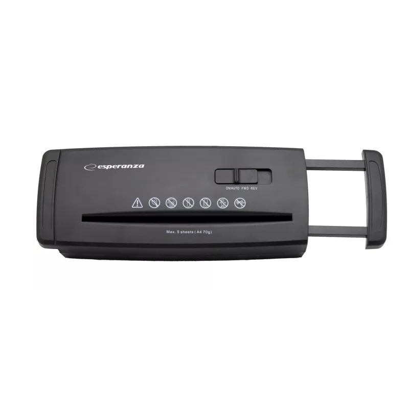 Distruggidocumenti Esperanza EN101 taglio a strisce 22 cm nero