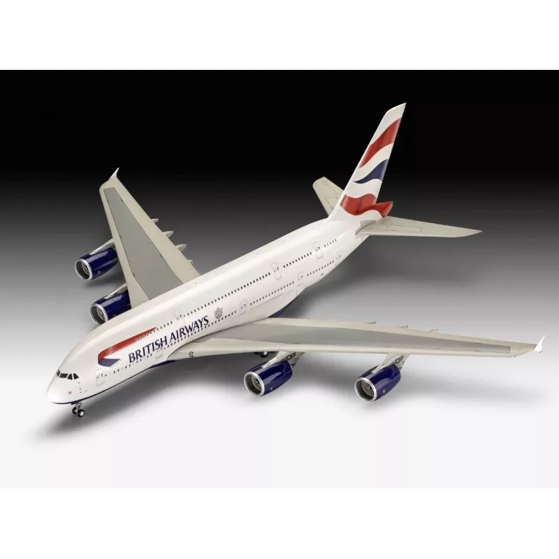 Revell 03922 Airbus A380-800 British Airways kit di modellismo in plastica, 1:144