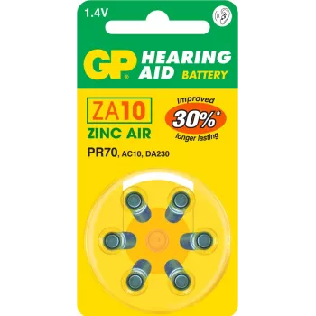 Batteria monouso GP Batteries Hearing Aid ZA10