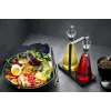 GEFU X-PLOSION dosatore olio/aceto 0,25 l vetro, silicone, acciaio inox trasparente