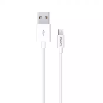 Cavo USB SAVIO CL-124 USB 2.0, USB A a Micro-USB B, 2 m, bianco