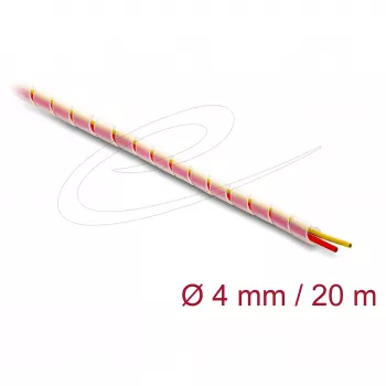 Guaina per cavi DELOCK 19012 trasparente, lunghezza 20 m, diametro interno 2 mm, diametro esterno 4 mm, temperatura -40–200 °C