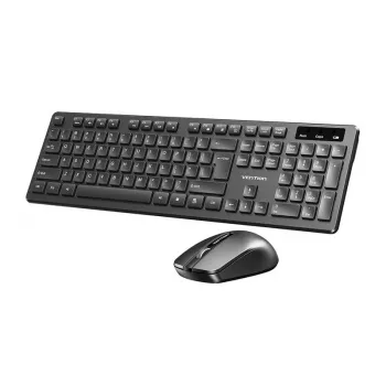 VENTION KTDB0-EN Set tastiera e mouse wireless (nero)