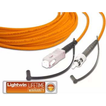 Lightwin patch cord in fibra ottica simplex di alta qualità, MM OM2, SC - ST patch cord in fibra ottica (LSP-50 SC-ST 2.0)