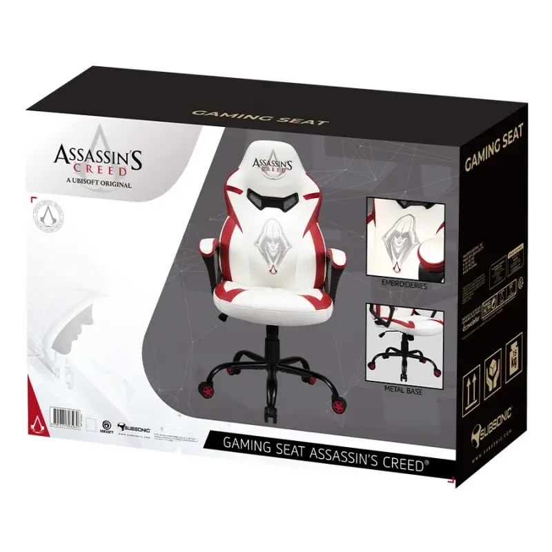 Sedia da ufficio Subsonic SA5573-AC1 seduta imbottita schienale imbottito bianco