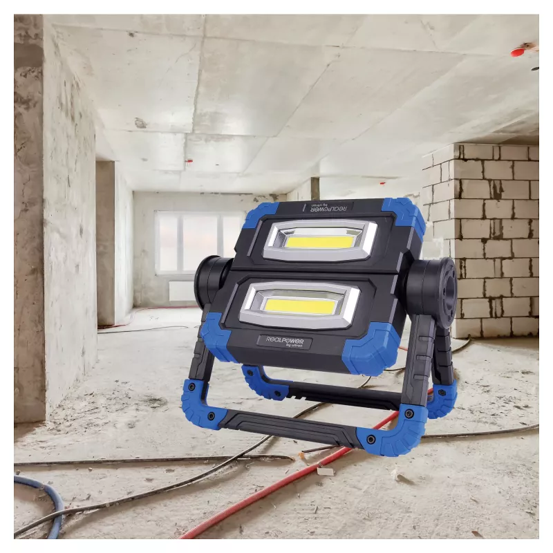 RealPower AL-220 Lampada da lavoro LED a batteria