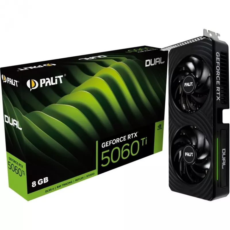 Scheda grafica Palit GeForce RTX 5060 Ti Dual 8GB GDDR7