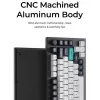 Tastiera meccanica Keychron Q1 Max 75% con Banana Switches, Carbon Black