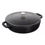 Staub Chistera 40511-472-0 brasiera 28 cm, rotonda, in ghisa, 3,7 l, nera
