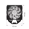 Endorfa Fera 5 nero ARGB dissipatore CPU