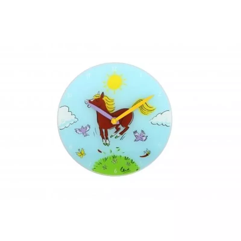 Orologio NeXtime 8812 Jump for joy, Ø30 cm, orologio da parete, blu/multicolore