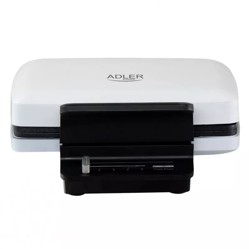 Macchina per waffle Adler AD 3085 — 1200 W, 2 waffle rettangolari 9×13 cm, temperatura regolabile, piastre antiaderenti