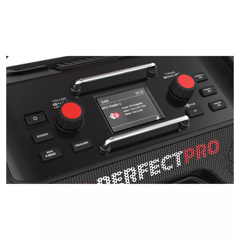 Radio da cantiere portatile PerfectPro ROCKTAGON 18V — radio da cantiere a batteria