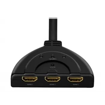 LogiLink - Splitter/switch video/audio - 3 x HDMI - Desktop