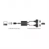 Cavo seriale DeLOCK 63950 USB 2.0 Type-A 2 x RS-232 DB9 nero 0,6 m