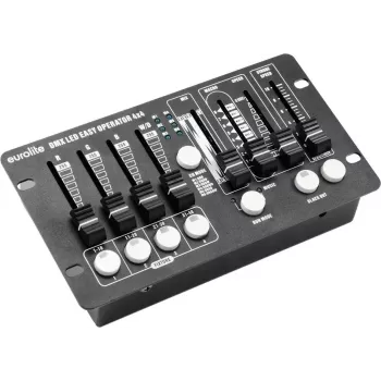 Controller LED DMX EUROLITE DMX LED EASY Operator 4x4 4 canali, controller luci compatto a 4 canali