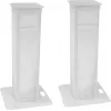 Eurolite 32000050 2x Stage Stand, variabile, con copertura e borsa, bianco