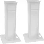 Eurolite 32000050 2x Stage Stand, variabile, con copertura e borsa, bianco