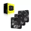 Ventola Corsair RS120 12 cm nera 420-2100 RPM 3 pezzi