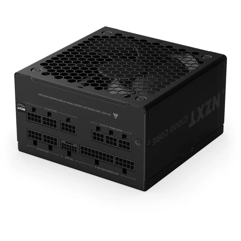 C1000 GOLD CORE, alimentatore PC nero, 1x 12-Pin High Power GPU, 3x PCIe, cable management, 1000 Watt