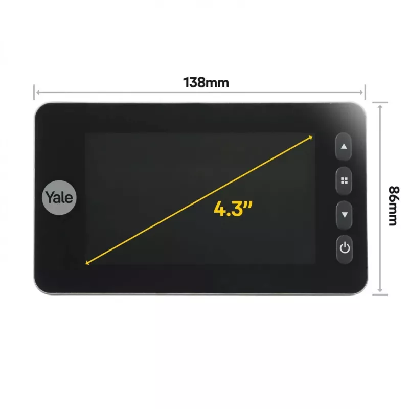 Spioncino digitale per porte con telecamera Yale 45-5800-1443-00-6011