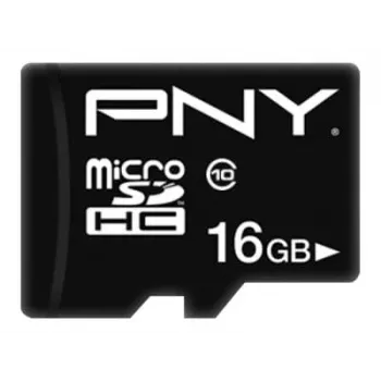 MicroSDHC PNY 16GB Class 10 nero P-SDU16G10PPL-GE