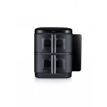 Friggitrice SEVERIN FR 2468 S-Fry Duo Stack 2-in-1 capacità di cottura, design a doppio cestello