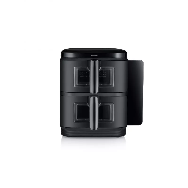 Friggitrice SEVERIN FR 2468 S-Fry Duo Stack 2-in-1 capacità di cottura, design a doppio cestello