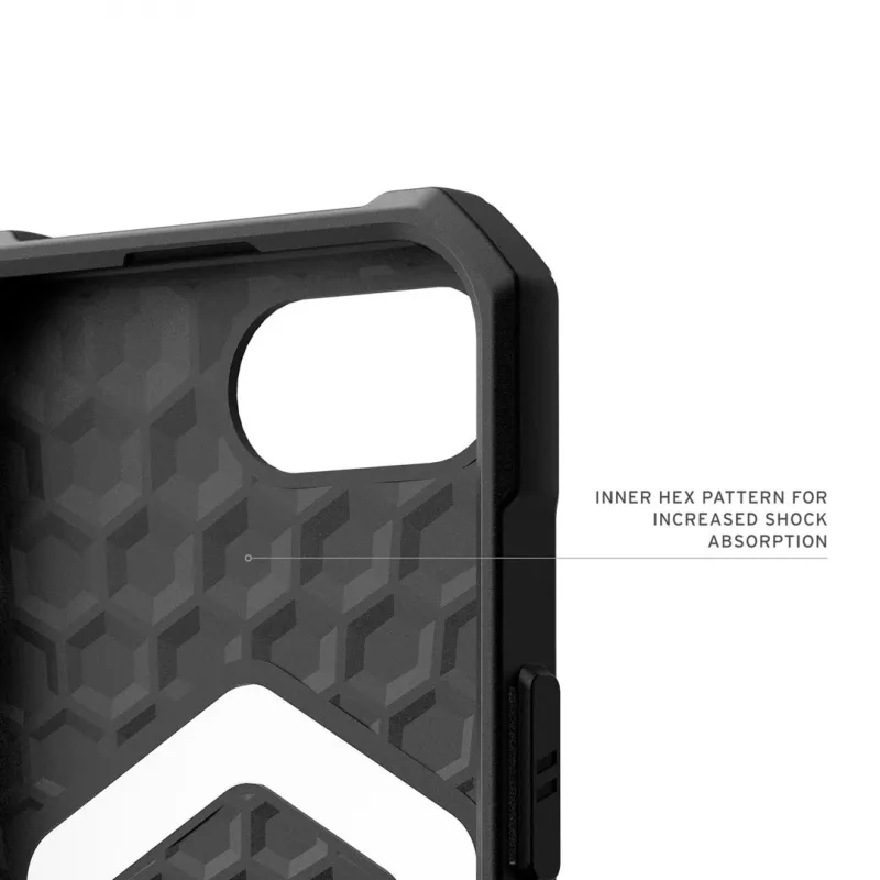 Urban Armor Gear 114496114040 Essential Armor MagSafe custodia per telefono Apple iPhone 16e, nera