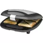 Sandwich maker Rommelsbacher ST 1410 — 4 sandwich, 1400 W, piastre antiaderenti, nero/argento