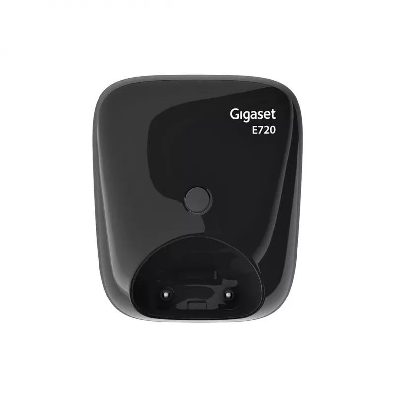 Telefono analogico/DECT Gigaset E720 con identificazione del chiamante nero
