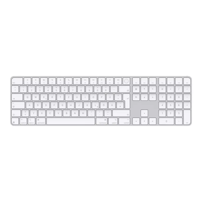 Tastiera Apple Magic MXK73D/A universale USB + Bluetooth QWERTZ tedesco bianco