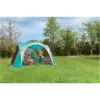 Event Dome Shelter XL, 4,5 x 4,5m, gazebo azzurro/grigio