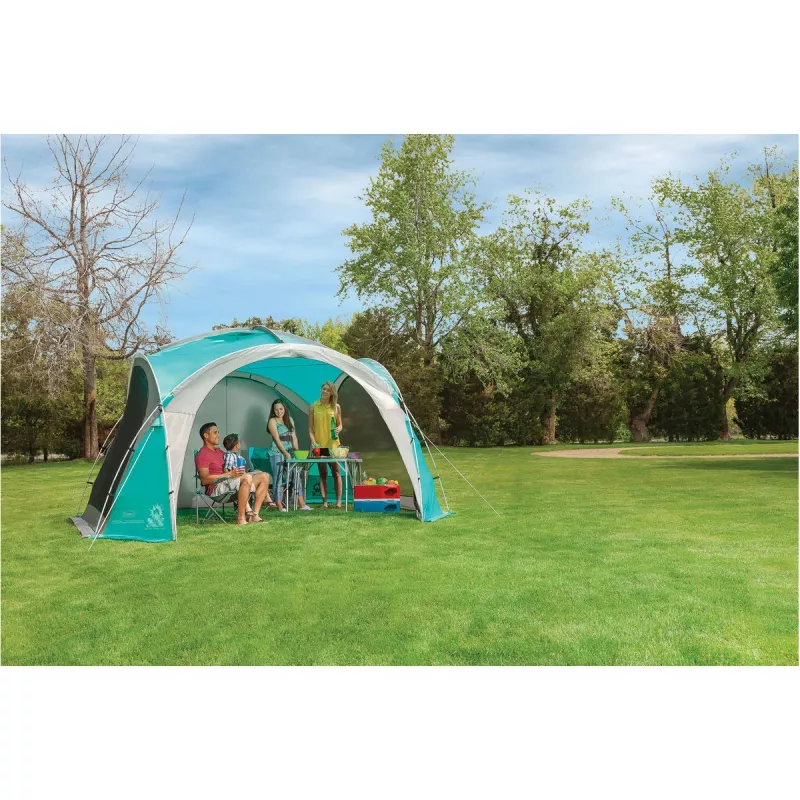 Event Dome Shelter XL, 4,5 x 4,5m, gazebo azzurro/grigio