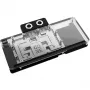 Water block Alphacool Core RX 9070 XT Mercury trasparente cromo con backplate