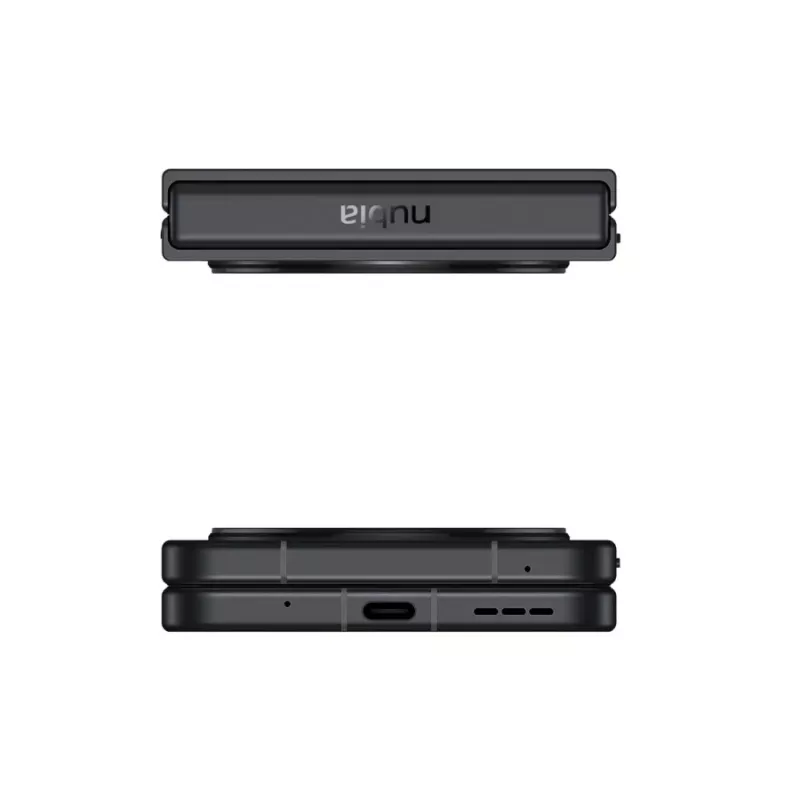 Smartphone NUBIA Flip bundle (oro) con custodia, cuffie e raffreddatore