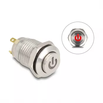 Pannello a pulsanti DeLOCK 20981 argento 230V 3A
