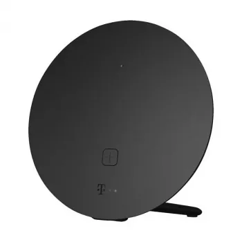 Router desktop/mast wireless Telekom 40824613 — dual band 2,4/5 GHz, Wi‑Fi 6 (802.11ax), Gigabit Ethernet, antenne interne, nero
