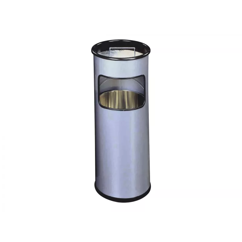 Cestino portacenere/rifiuti Durable - rotondo - 17 L - metallo