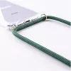 Custodia con collana per smartphone Lookabe per iPhone 7/8, oro con dettagli verdi