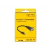 Adattatore DeLOCK USB Type-C a RS-232 D-Sub 9 poli maschio 0,25 m