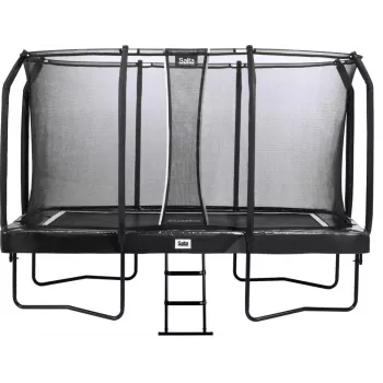 Trampolino Salta First Class rettangolare 214 x 366 cm, attrezzo fitness, nero