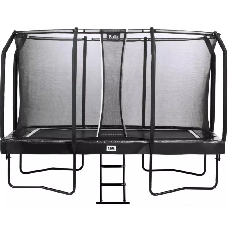 Trampolino Salta First Class rettangolare 214 x 366 cm, attrezzo fitness, nero