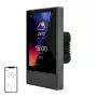 Pannello di controllo intelligente Wi-Fi da parete Sonoff NSPanel nero 120 mm