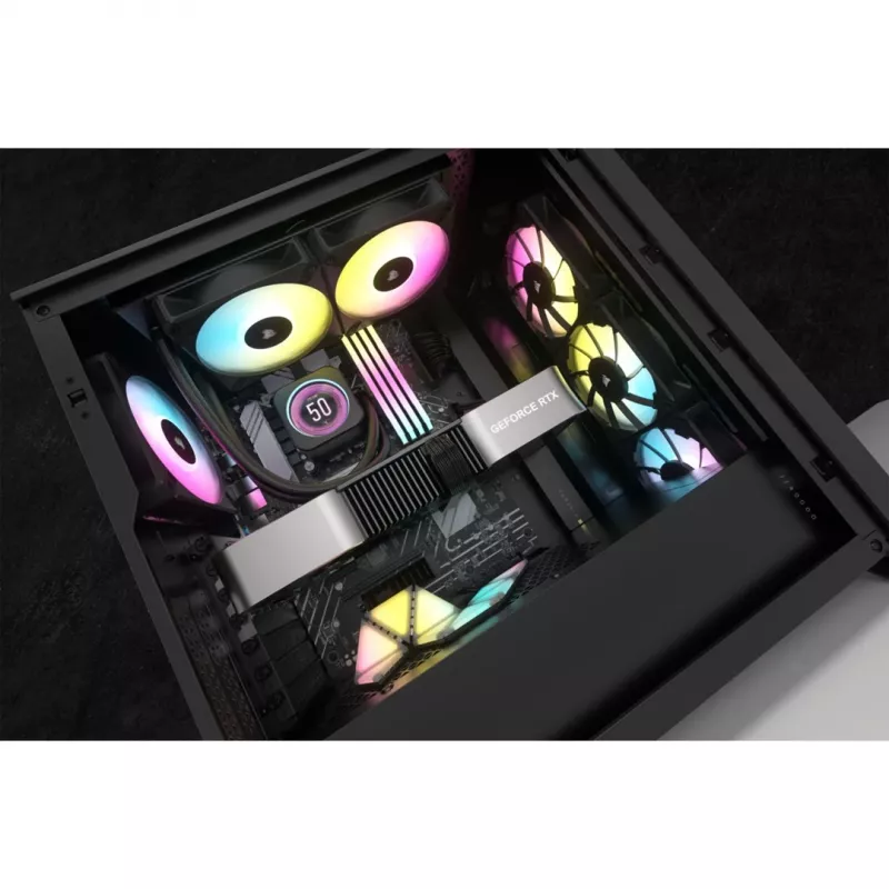 Corsair CW-9060074-WW sistema di raffreddamento per computer dissipatore liquido all-in-one 12 cm nero 1 pezzo